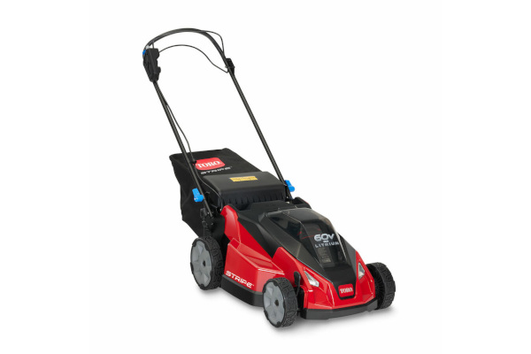 Toro | Recycler® Self-Propel Mowers | Model 60V MAX* 21 in. Stripe™ Dual-Blades Self-Propelled Mower (21623) for sale at Cape Fear Tractor & Saw, North Carolina