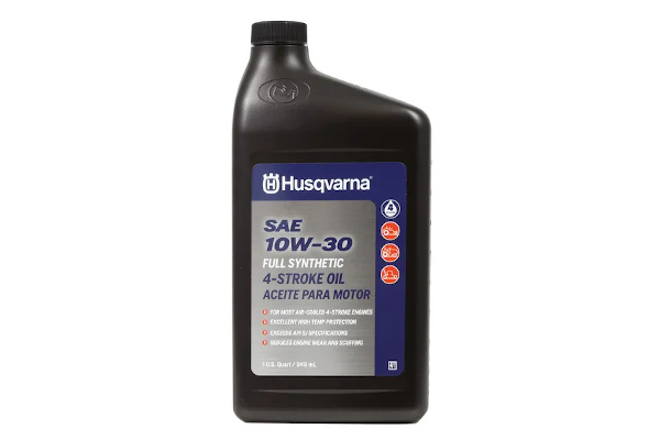 Husqvarna Full Synthetic 10W-30 4-Stroke oil for sale at Cape Fear Tractor & Saw, North Carolina