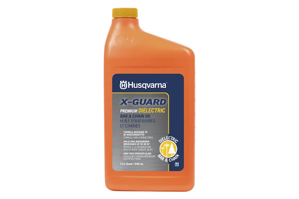 Husqvarna X-Guard Dielectric Bar & Chain Oil for sale at Cape Fear Tractor & Saw, North Carolina