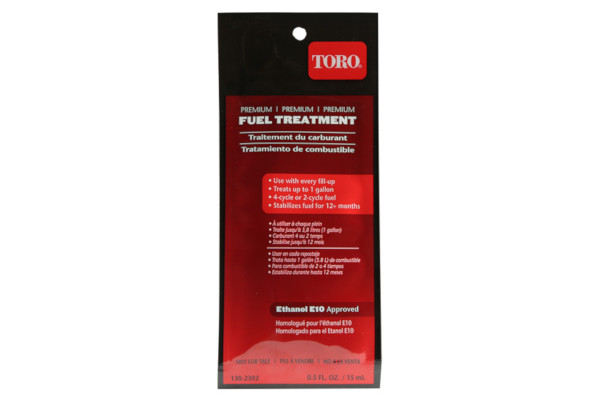 Toro | Accessories | Model Toro® Premium Fuel Treatment (.05 oz.) (Part # 130-2393) for sale at Cape Fear Tractor & Saw, North Carolina