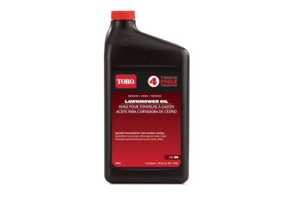 Toro | Accessories | Model  SAE 30 4-Cycle Lawn Mower Engine Oil 32 oz (38903) for sale at Cape Fear Tractor & Saw, North Carolina