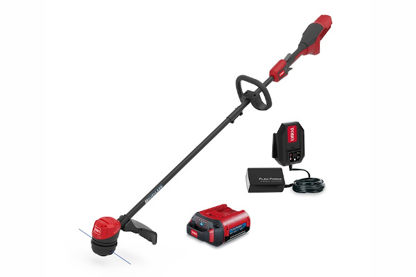 Toro | String Trimmers | Model 60V MAX* 13 in. (33.0 cm) / 15 in. (38.1 cm) Brushless String Trimmer with 2.0Ah Battery (51831) for sale at Cape Fear Tractor & Saw, North Carolina