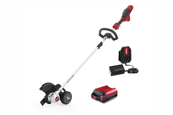 Toro 60V MAX* 8 in. (20.3 cm) Brushless Stick Edger with 2.0Ah Battery (51833) for sale at Cape Fear Tractor & Saw, North Carolina