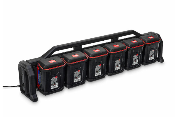 Toro | 60V Max Tools | Model 60V MAX* Flex-Force 12Ah 6-Pod Li-Ion Charger for sale at Cape Fear Tractor & Saw, North Carolina