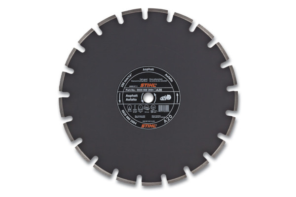 Stihl D-A 20 Diamond Wheel for Asphalt - Quality Grade for sale at Cape Fear Tractor & Saw, North Carolina