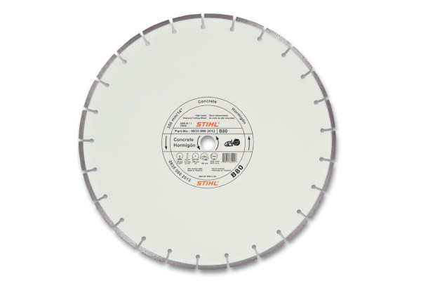 Stihl D-B80 Diamond Wheel - Premium Grade for sale at Cape Fear Tractor & Saw, North Carolina